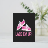 Lace Em Up Briefkaart (Staand voorkant)