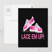 Lace Em Up Briefkaart (Voorkant / Achterkant)