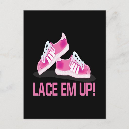 Lace Em Up Briefkaart (Voorkant)