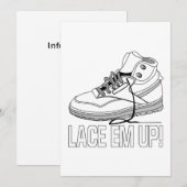 Lace Em Up Kaart (Voorkant / Achterkant)