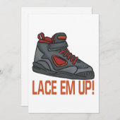 Lace Em Up Kaart (Voorkant / Achterkant)