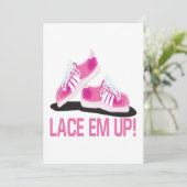 Lace Em Up Kaart (Staand voorkant)