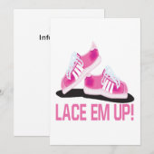 Lace Em Up Kaart (Voorkant / Achterkant)