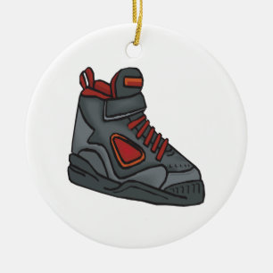Lace Em Up Keramisch Ornament
