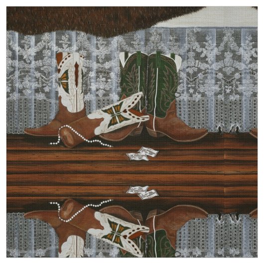 Lace en Boots Stof (Swatch)