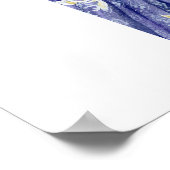 Lace en witte rozen poster (Hoek)