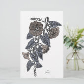 Lace Flowers Briefpapier (Staand voorkant)