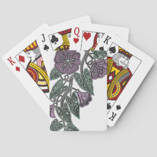 Lace Flowers Pokerkaarten
