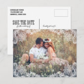  LACE FOTO BEWAREN HET DATUM BRIEFKAART (Voorkant / Achterkant)