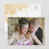 Lace Foto Sla de datum Briefkaart (Voorkant / Achterkant)