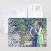 Lace Foto Sla de datum Briefkaart (Voorkant / Achterkant)