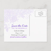 Lace Foto Sla de datum Briefkaart (Achterkant)