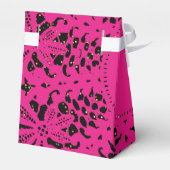 Lace Foxier Roze Wit Verjaardagsgunst Dank u Bedankdoosjes (Achterkant)