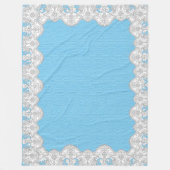 Lace Frame Fleece Deken (Voorkant)