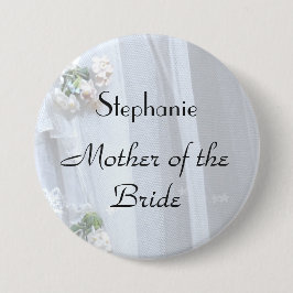  Lace Gepersonaliseerde moeder van de Bride Button
