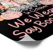 Lace Ghost Coquette Bow  Borstkanker Award Poster (Hoek)