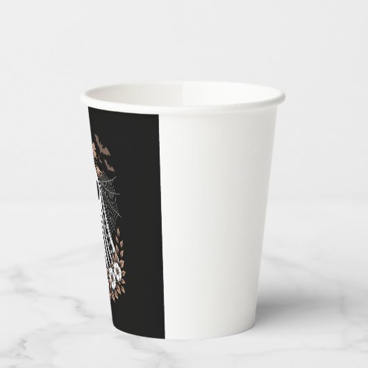  Lace Ghost Halloween Papieren Bekers (Links)