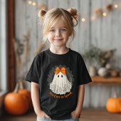 Lace Ghost in Orange Bow Ornate Frame Design