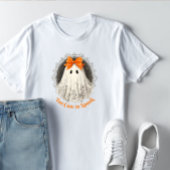 Lace Ghost in Orange Bow Ornate Frame Design