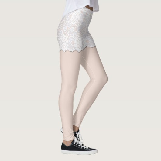 Lace Girdle Kijk Spandex-Leggings Leggings (Rechts)