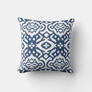 Lace grens. Ikat naadloos patroon. stropdas dd Kussen
