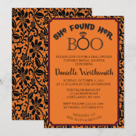 Lace Halloween vond ze haar boo Vrijgezellenfeest Kaart
