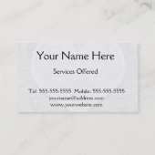 Lace hart tekst toevoegen visitekaartje (Achterkant)