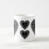  Lace Heart Koffiemok (Center)