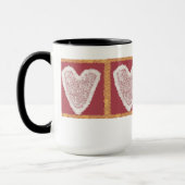 Lace Heart Mok (Links)