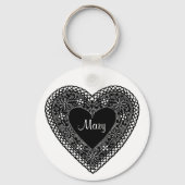 Lace Heart Sleutelhanger (Voorkant)