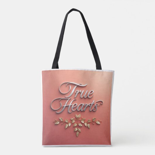 Lace Heart Suede Tote Bag (Achterkant)