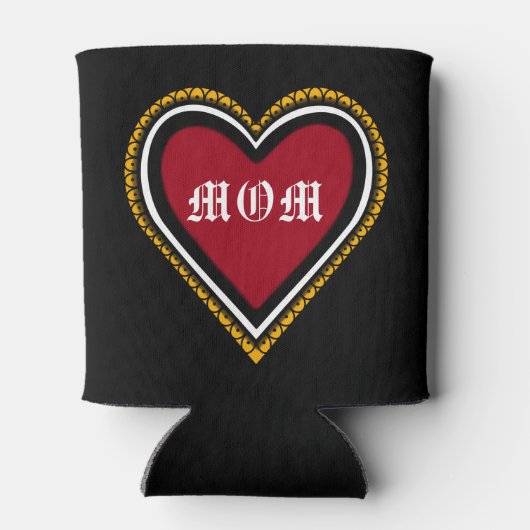 Lace Heart Tattoo Blikjeskoeler (Achterkant)