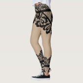 Lace Illusion Rok & laarzen Leggings (Links)