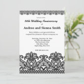 Lace Jubileum Kaart (Staand voorkant)