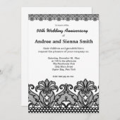 Lace Jubileum Kaart (Voorkant / Achterkant)