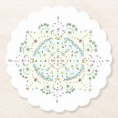 lace kartonnen onderzetters (Voorkant)