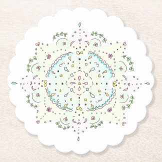 lace kartonnen onderzetters