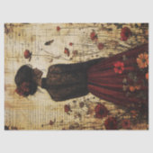 Lace Lady Decoupage Tissuepapier (Voorkant)