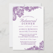 Lace Lavender Paars | Weddenschappen Kaart (Voorkant)