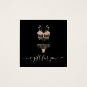 Lace Lingerie Boutique Gift Kaart (Voorkant)