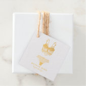 Lace Lingerie Boutique Logo Business Bedankjes Labels (Met doos)