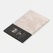 Lace Lingerie Boutique Logo Business Post-it® Notes (Schuin)