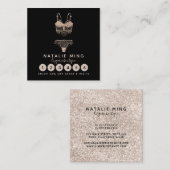 Lace Lingerie Boutique Logo Klantenkaartje (Voorkant / Achterkant)