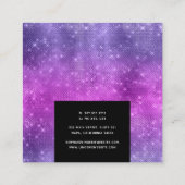 Lace Lingerie Boutique Logo Paars Visitekaartje (Achterkant)