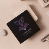 Lace Lingerie Boutique Logo Paars Visitekaartje