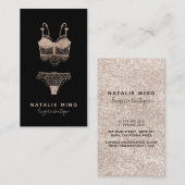 Lace Lingerie Boutique Logo Visitekaartje (Voorkant / Achterkant)