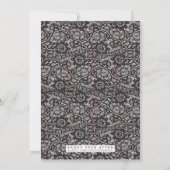 Lace Lingerie Shower-uitnodiging Kaart (Achterkant)