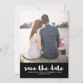 Lace look Wedding Save the Date Photo