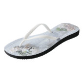 Lace Maid of Honor Wedding Teenslippers (Schuin)