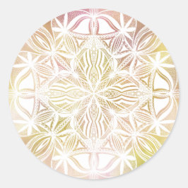 Lace Mandala Ronde Sticker